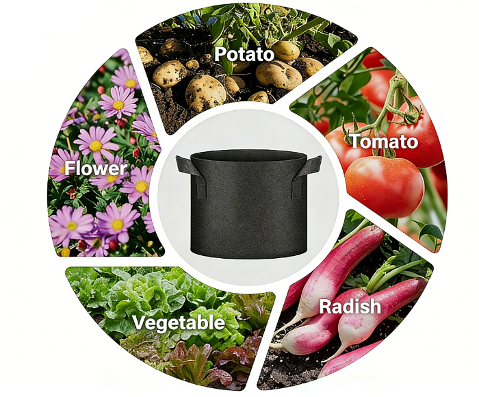 gallon grow bags sacos de cultivo de galão