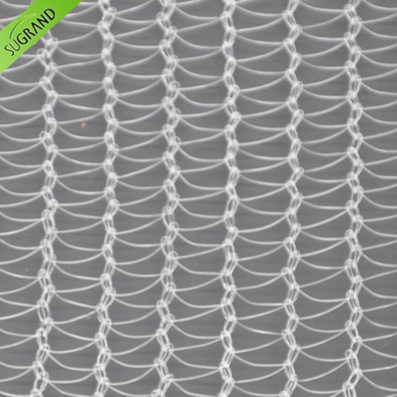 Rede transparente anti-granizo 40GSM protege as plantas