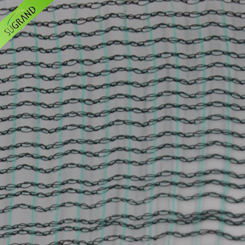 Rede anti-granizo HDPE verde/preta 31gsm