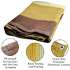 100% Virgin HDPE180GSM Brown Color Shade Net para varanda
