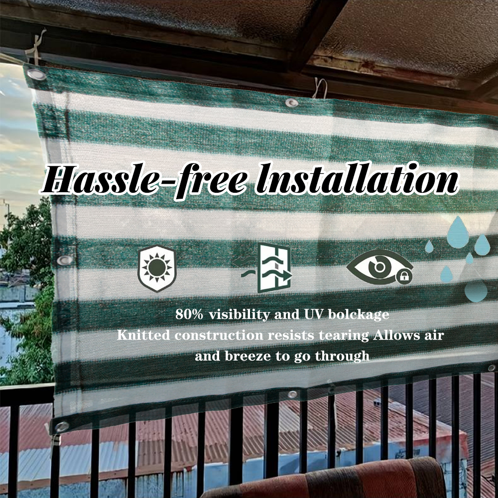 Cerca de varanda pesada Tela de privacidade Plastic Shade Net