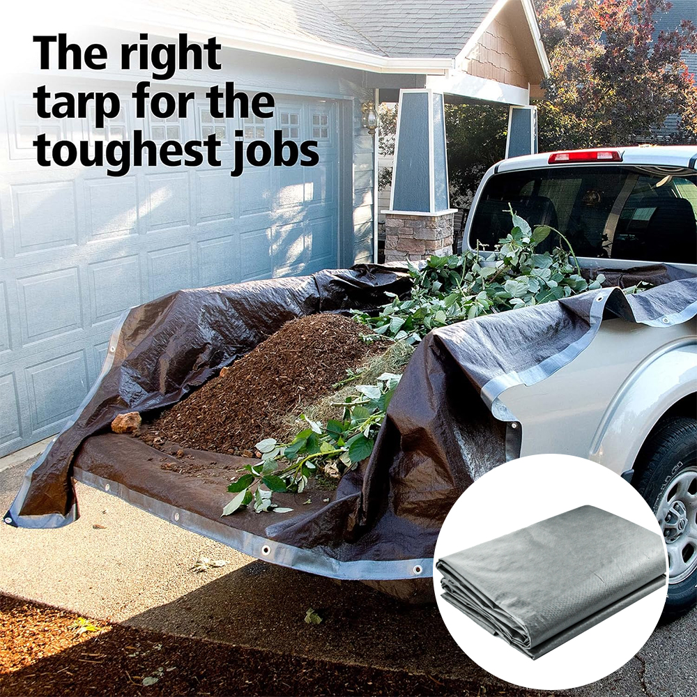 Capas de lonas de lona ao ar livre azuis pesadas