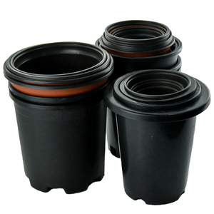 Potes de berçário de plantas pretas duráveis ​​para plantas de transplante