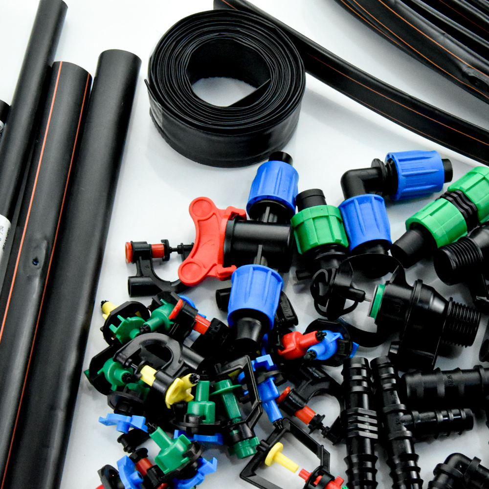 PE Agricultura Pipe Flat Drip Irrigation Tipe para o sistema de rega de plantas de jardim