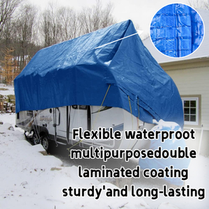 Capas de lonas de lona ao ar livre azuis pesadas