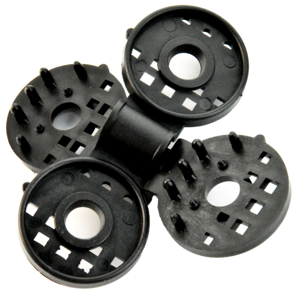 Clipe de rede de sol para soldado de plástico para Greenhouse Net Hook Shade Let Fivelel Black Clip