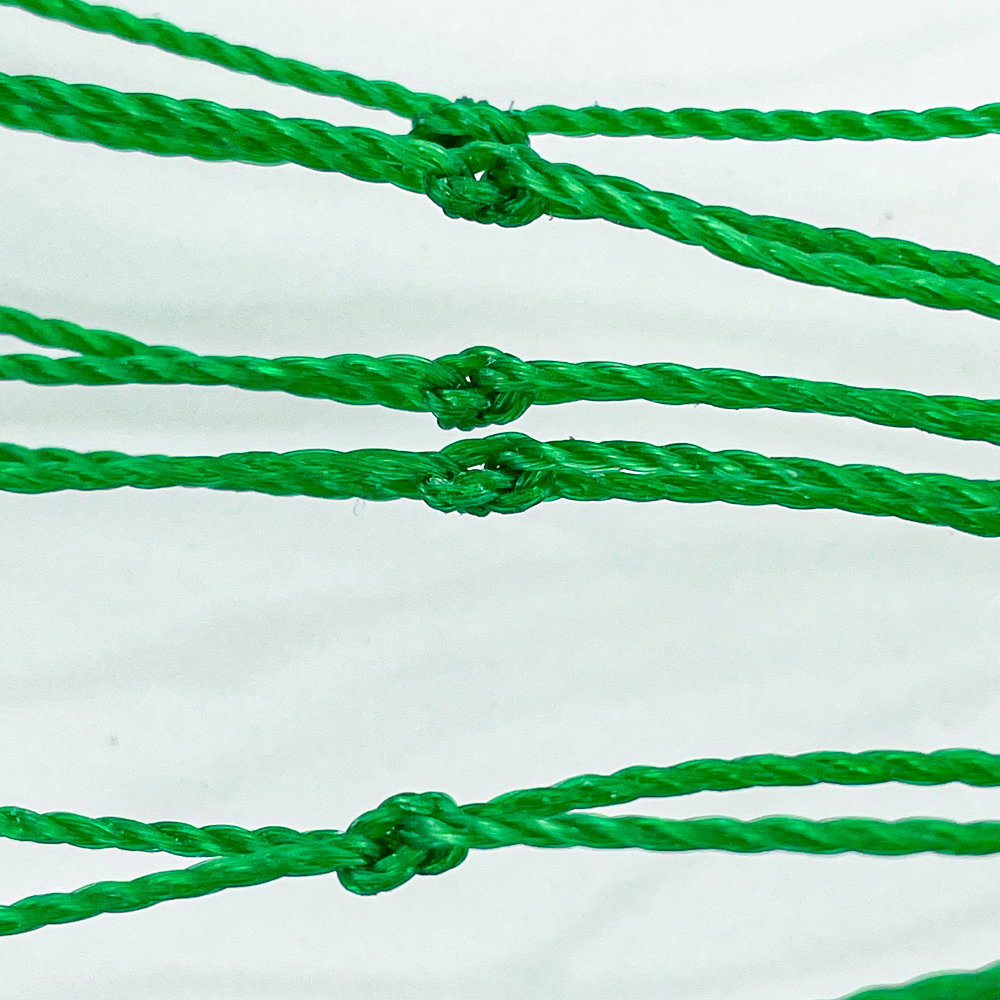 Rede de rede de nylon rede preto com rede de pombo de varanda com nó preto