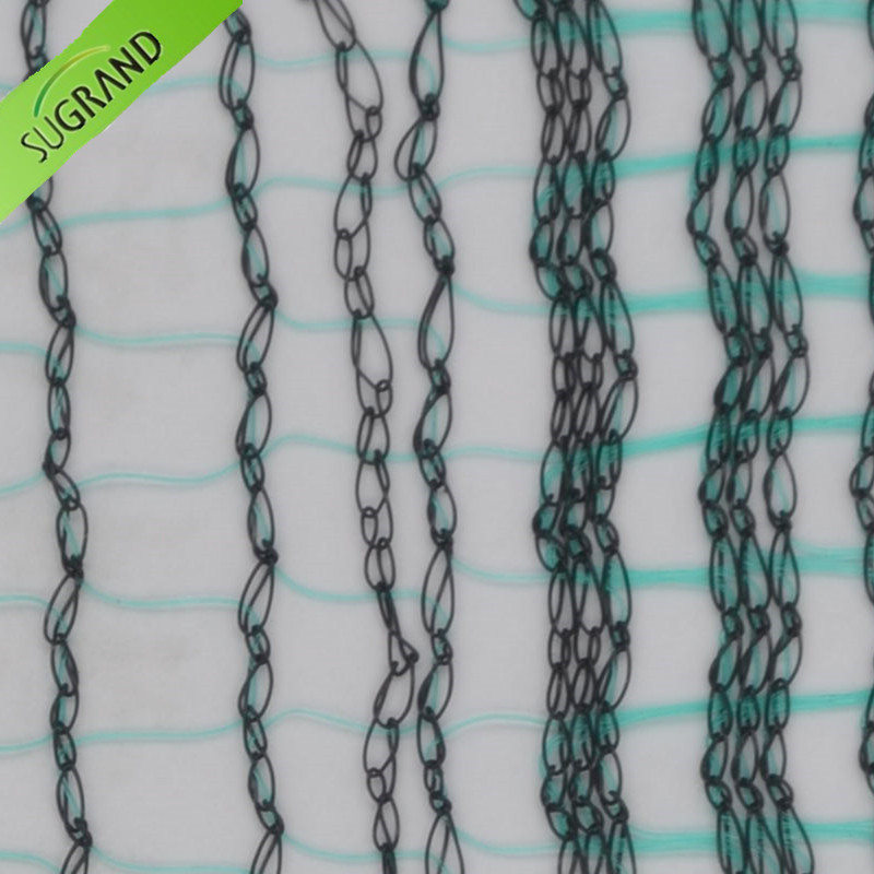 100% Novo HDPE 31G/M2 verde e preto Rede de Colheita de Azeitona