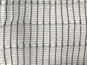 Rede agrícola de proteção UV HDPE 50GSM preta anti-abelha