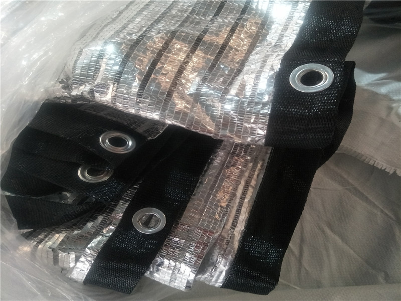 Branco e preto Greenhouse Aluminum Foil Shade Net para flor