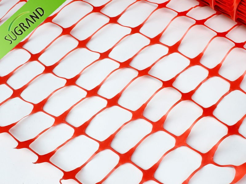 HDPE 110GSM Orange Safety Fence Net