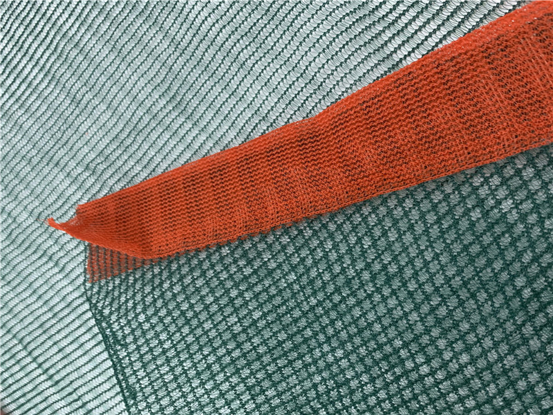 100GSM Mono Triângulo Verde e Laranja Oliva Líquido