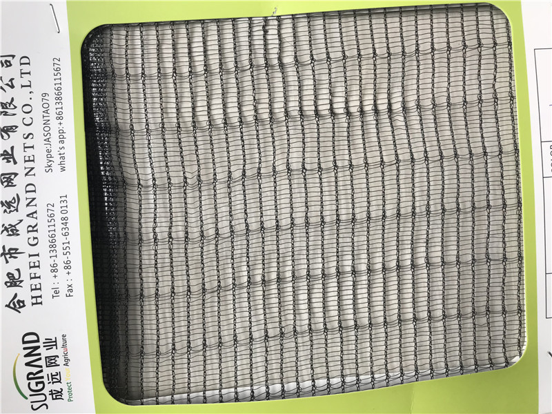Rede agrícola de proteção UV HDPE 50GSM preta anti-abelha