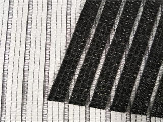 Branco e preto Greenhouse Aluminum Foil Shade Net para flor