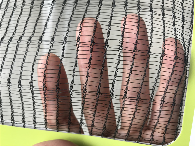 Rede antiabelha mono preta nova HDPE+UV para agricultura