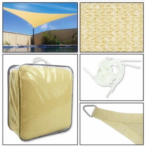Traineling grande estacionamento de estacionamento Sun Shade Sail Net