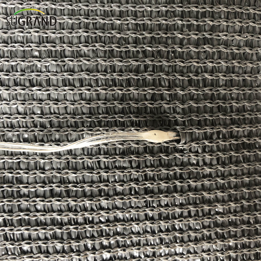 HDPE Outdoor Sun Shade Sails Saltos de varanda com lâmpada 