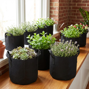 Sacos de cultivo de galão de tecido não tecido por atacado