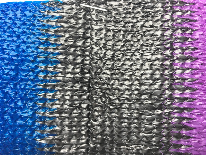 Colorido malha d'água de malha de malha na rede de sombra agrícola