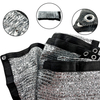 UV Silver Ploth Aluminium Mesh Mesh Fabric Sun Shade Net para carros