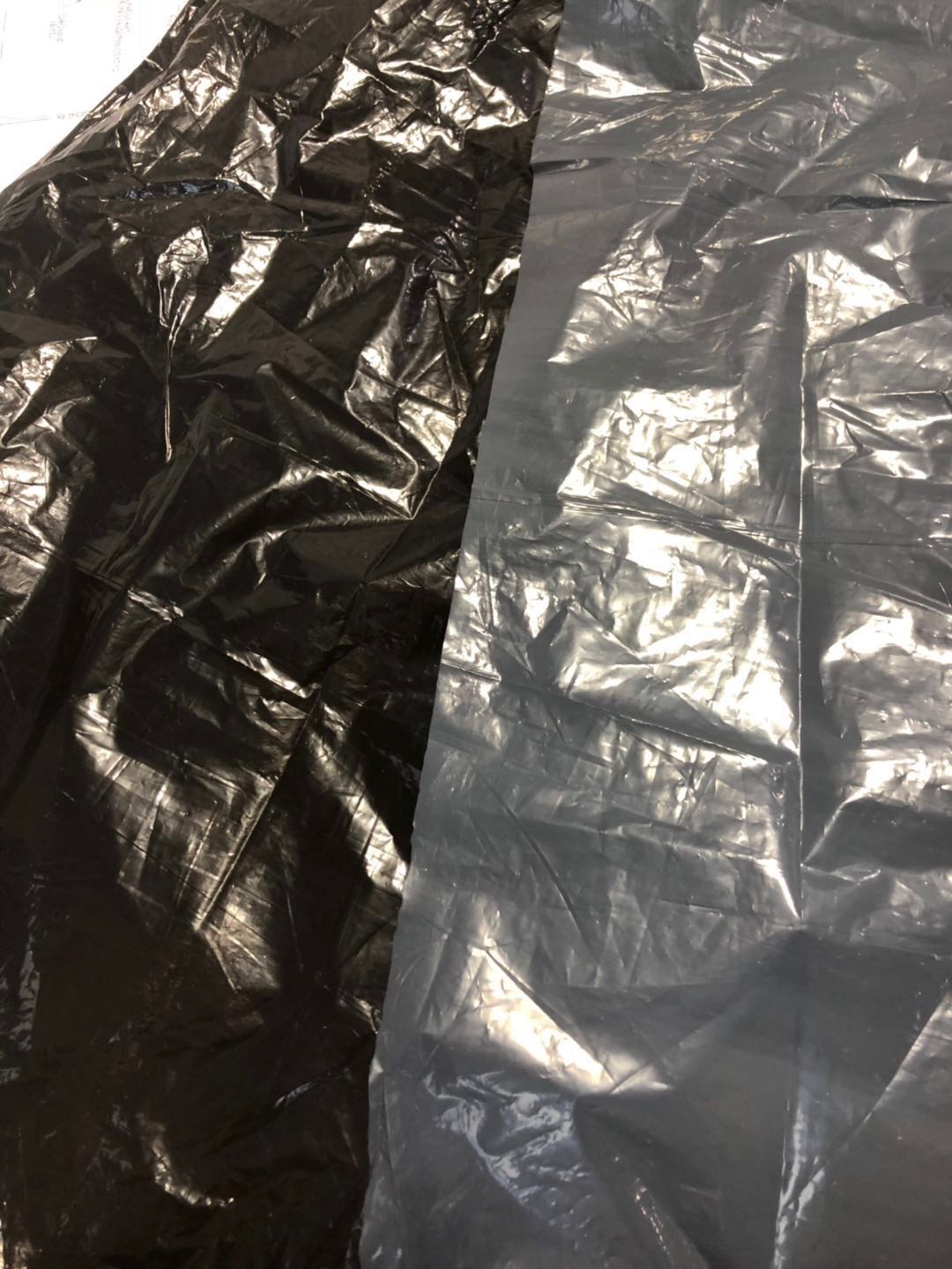 Filme de palha de plástico preto prateado para mato de erva agrícola