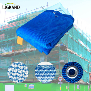 HDPE Construction Staffolding Net Blue Building Safety Net 