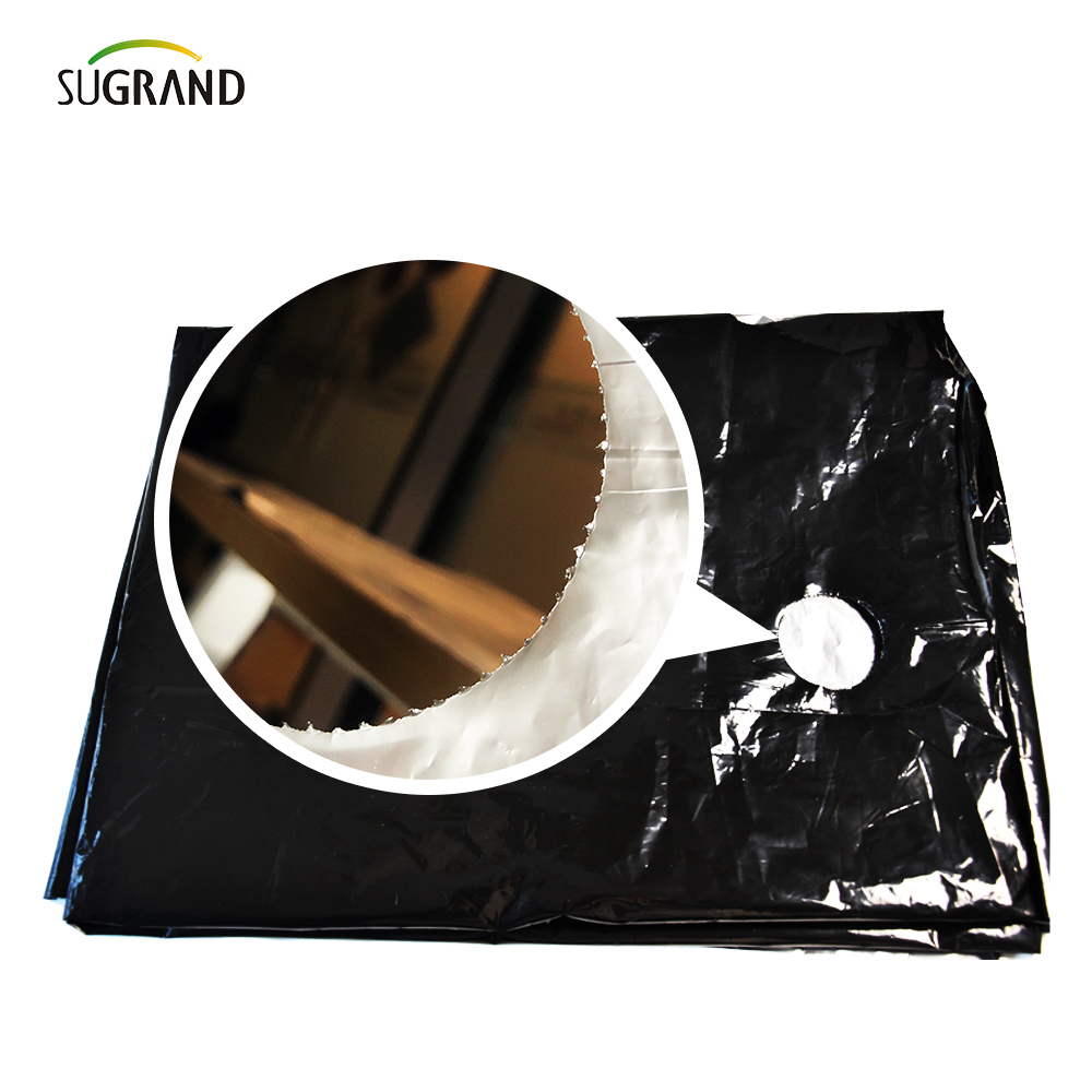 Filme de palha perfurado plástico UV Mulch Film Uso para vegetais 