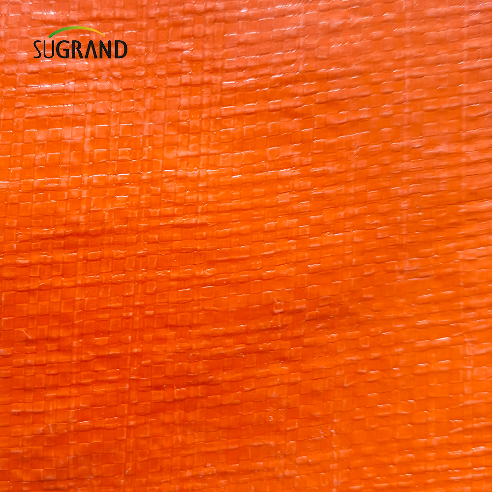 Laranja e azul Proteção de plástico PE Tarpaulin Agriculture Industrial Cover Fabricantes