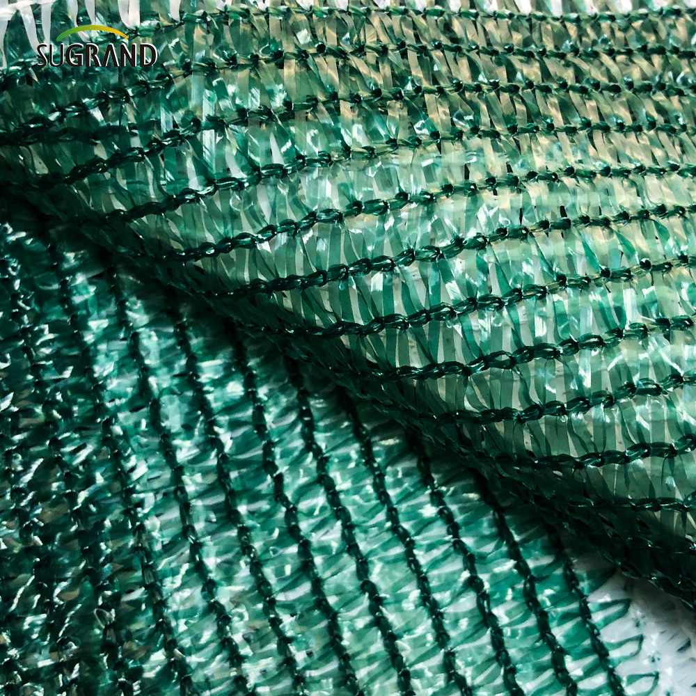 Venda direta de fábrica 3 agulhas fios planos malha de varanda branca e verde