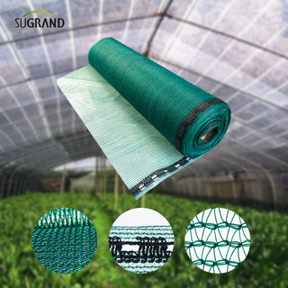 80gsm 2 agulhas verdes hdpe fita tonal shade