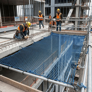 Rede de segurança de construção HDPE para serviços pesados ​​para proteção contra quedas