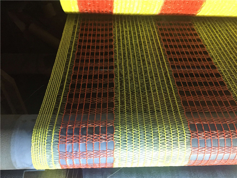 60G Red de aviso de plástico vermelho e amarelo para a África do Sul