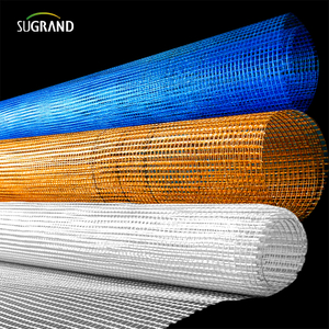 160G NET de malha de fibra de vidro revestida para construção
