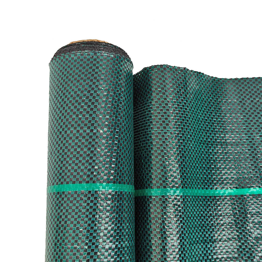 Fábrica de tecido de paisagem de cobertura de solo verde escuro