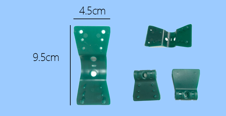 clipes de rede de sombra verde