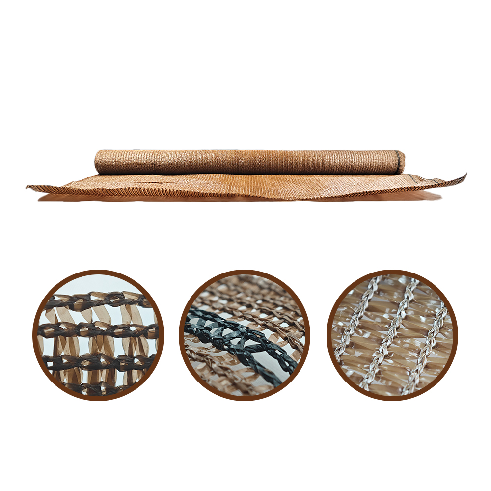 Proteção Agrícola de UV 110gsm Nede de sombreamento marrom para jardim