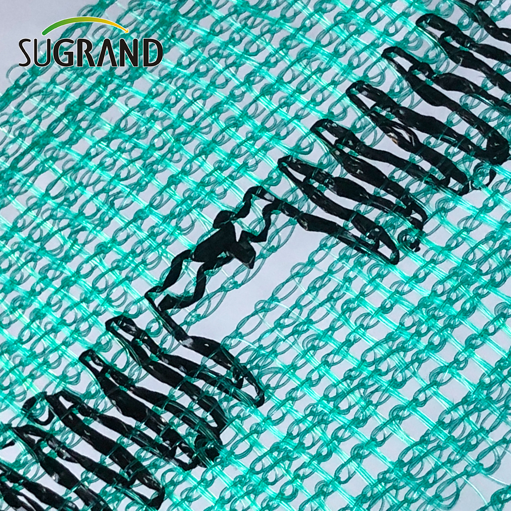 Green 750GSM Staffolding Debris Switters Net Supplies