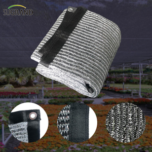 HDPE Shading Silver Aluminum Foil Shade Net para plantio de flores