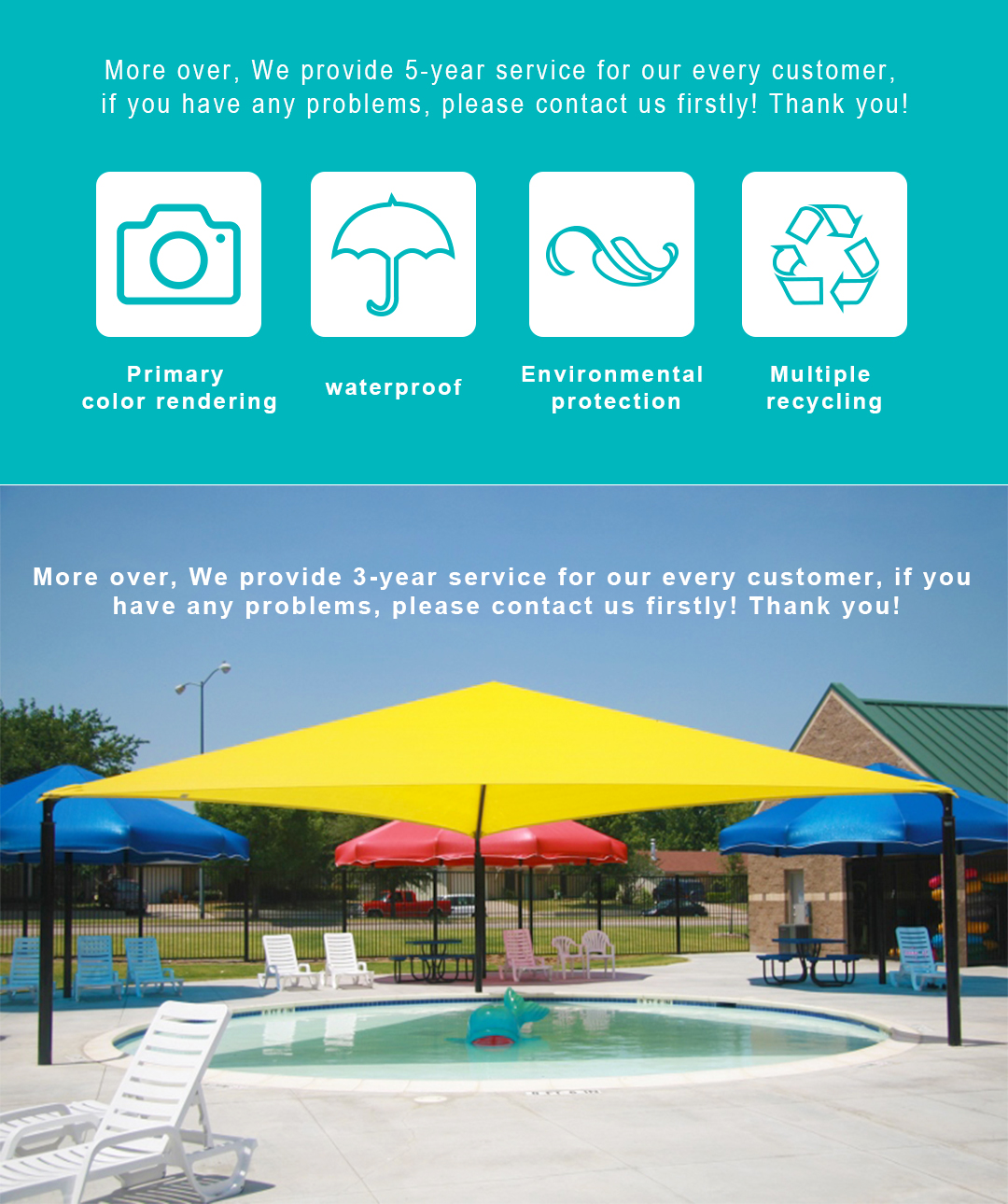 waterproof shade net4 NET de sombra à prova d'água4