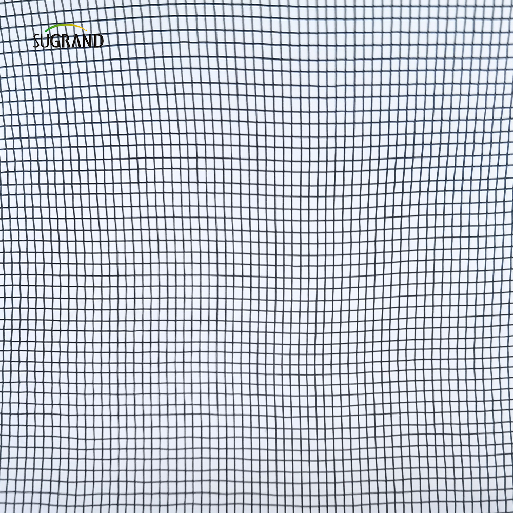 HDPE+UV cinza 110g/m2 Tela de malha de malha de malha de insetos Rolls para estufa para estufa