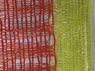 60GSM Amarelo e Laranja Rede de Aviso