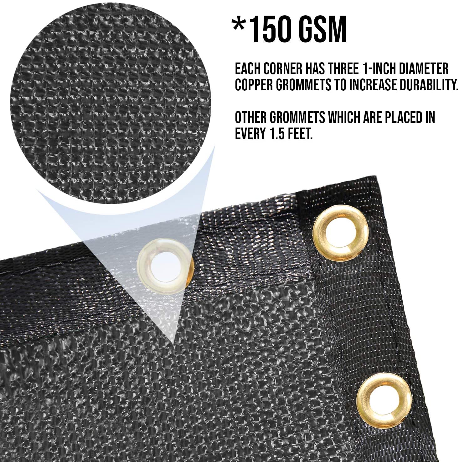 Black Fence Privacy Tela Windscreen UV Blockage Shade Tampa de vela Fence Net