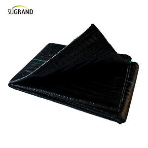 Tapete de ervas daninhas preto para cobertura de solo para jardins