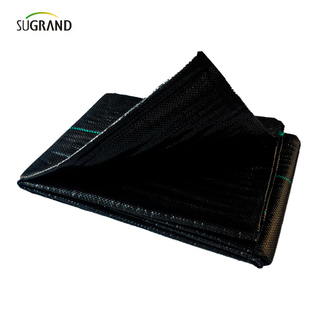 Tapete de ervas daninhas preto para cobertura de solo para jardins