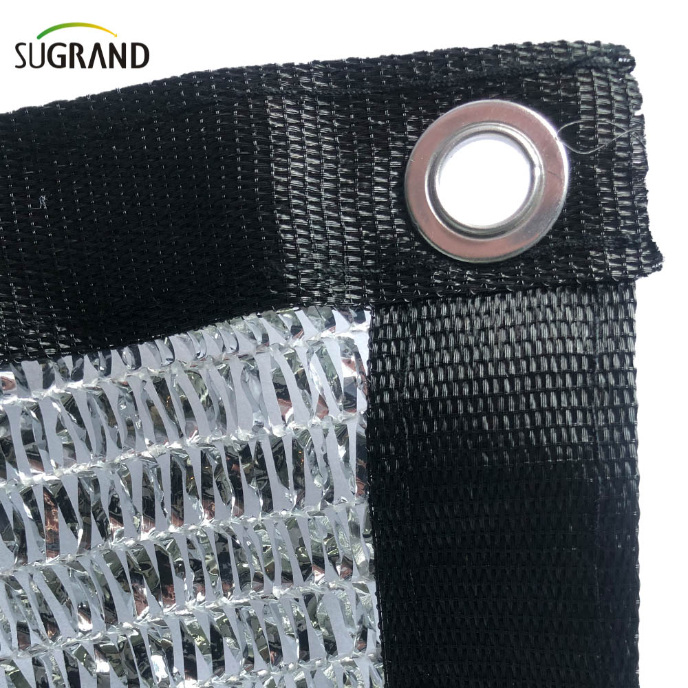 HDPE Shading Silver Aluminum Foil Shade Net para plantio de flores