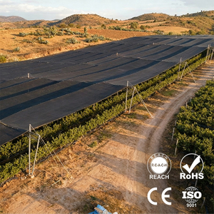 50% 60% 70% Redação de sombra resistente a UV em preto para agricultura