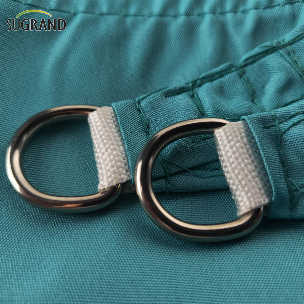 100% Virgin HDPE Anti -UV Green Sun Shade Sail Outdoor 