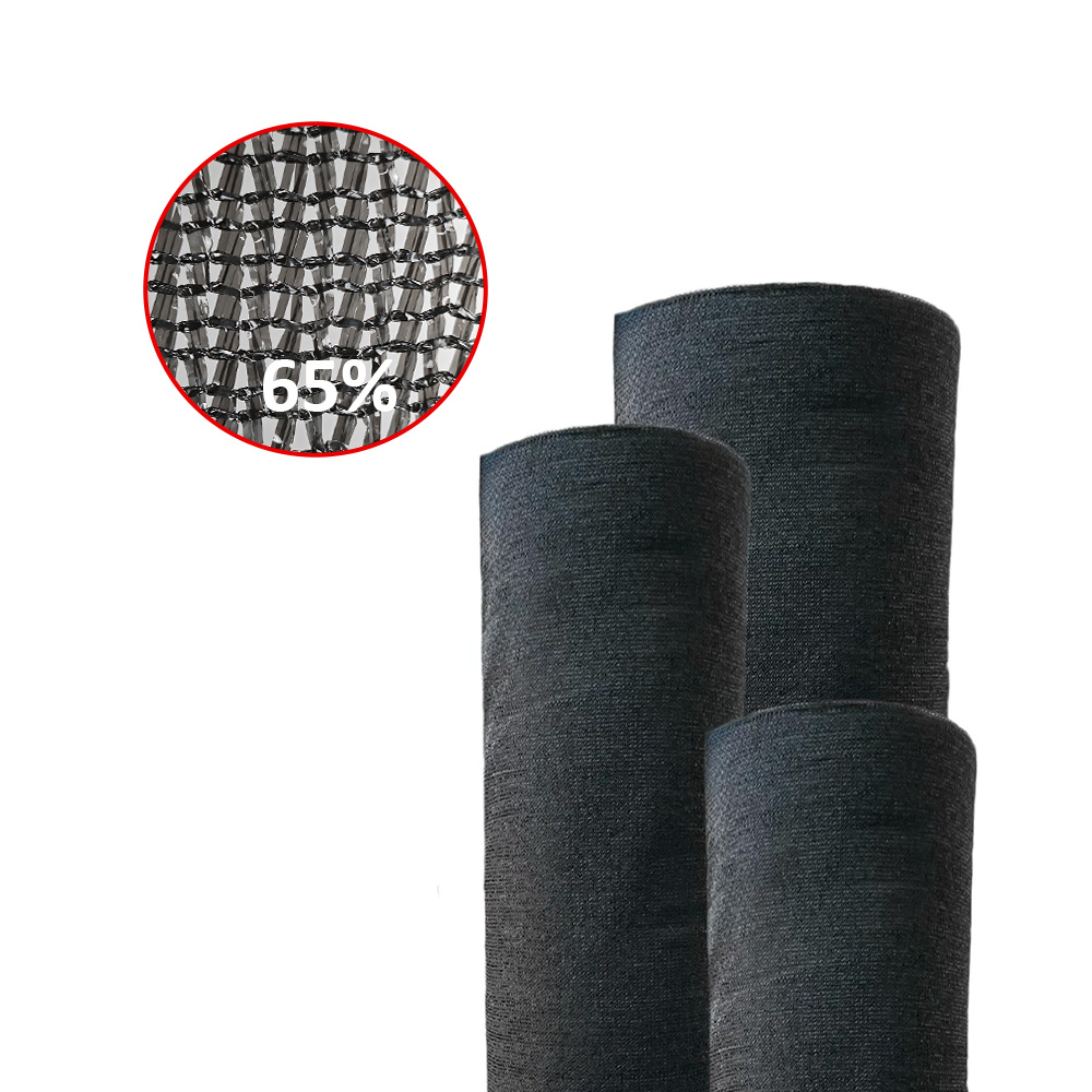 SUGRAND Pano de sombra preto com fita plana