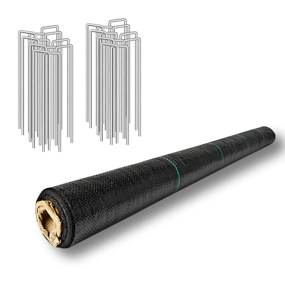 Fábrica de tecido de paisagem de cobertura de solo verde escuro