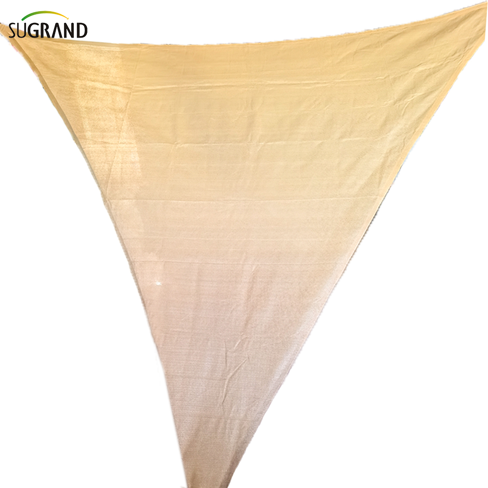 Novo Virgin HDPE Anti -UV Sun Shade Sail Twning Outdoor Triangle
